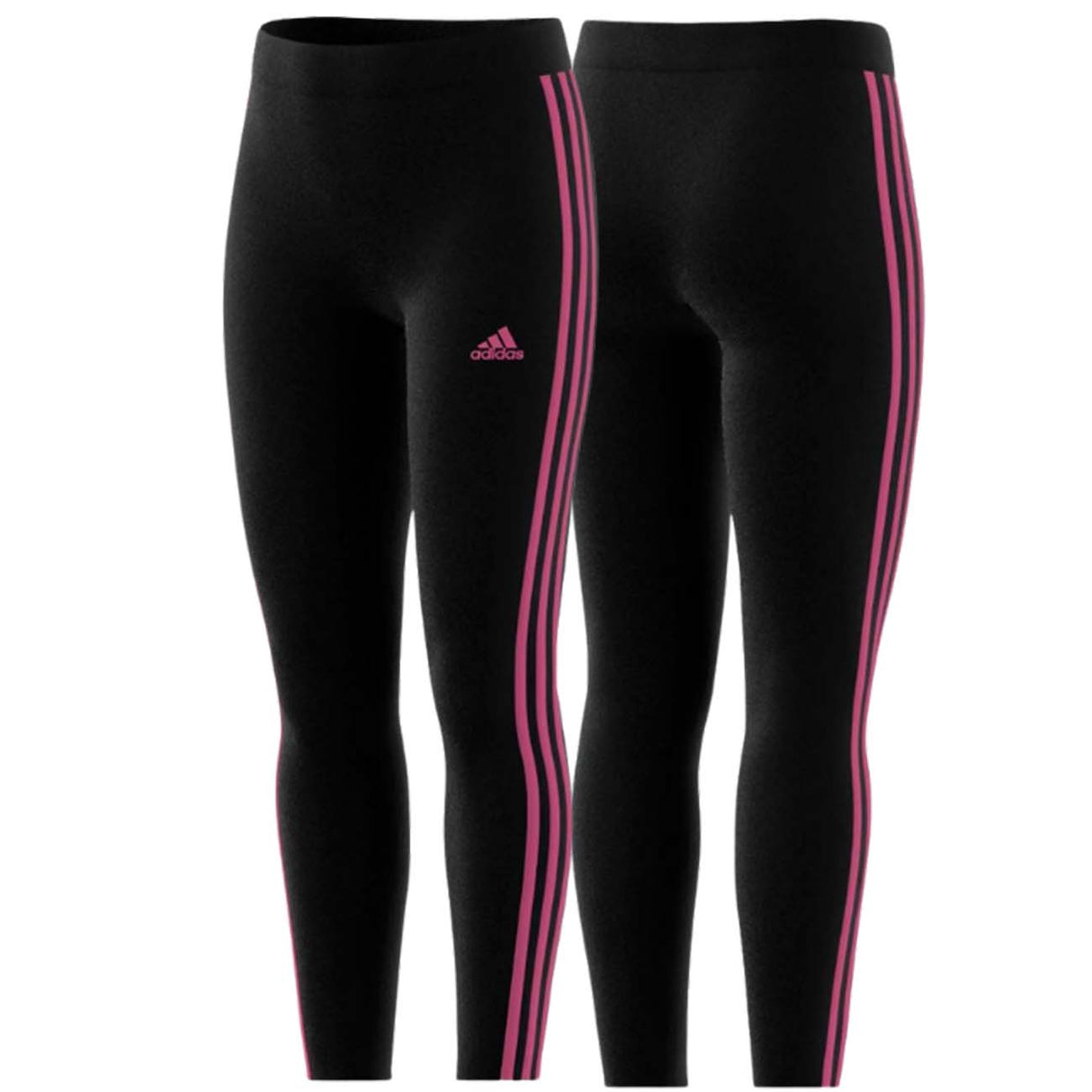 LEGGINGS BAMBINA ADIDAS IZ3428 3 STRISCE COTONE