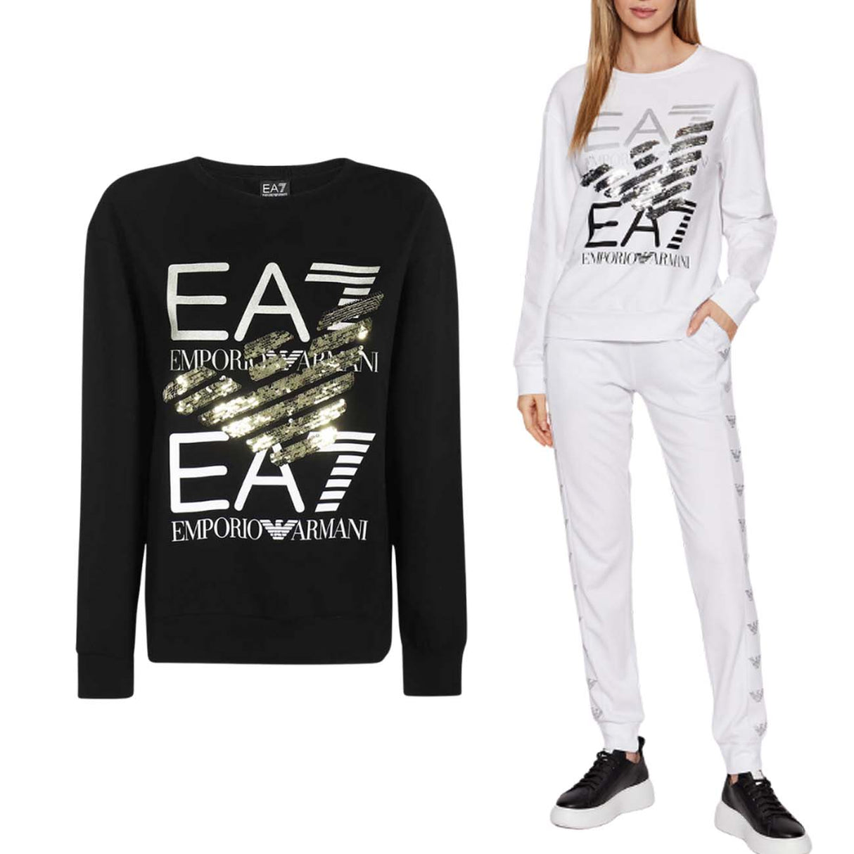 FELPA ARMANI EA7 3LTM41TJFRZ COTONE