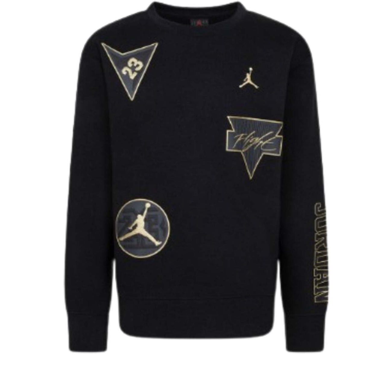 SWEAT-SHIRT JORDAN POUR GARÇONS 95D545 023 POLAIRE EN COTON NOIR