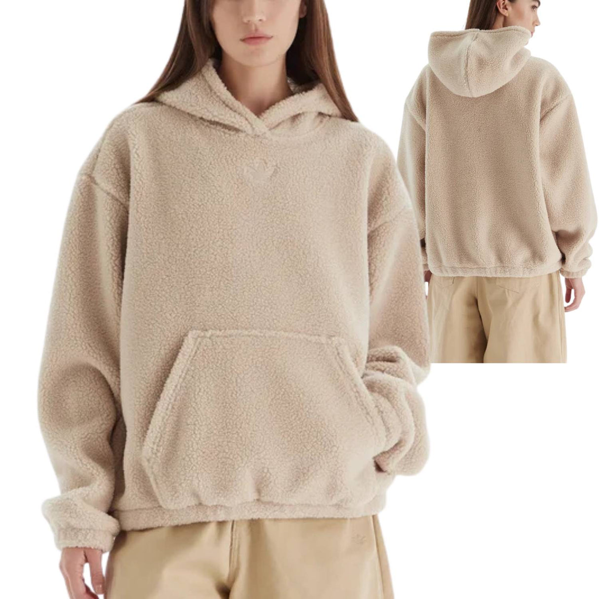 FELPA DONNA ADIDAS JW6061 TEDDY PILE