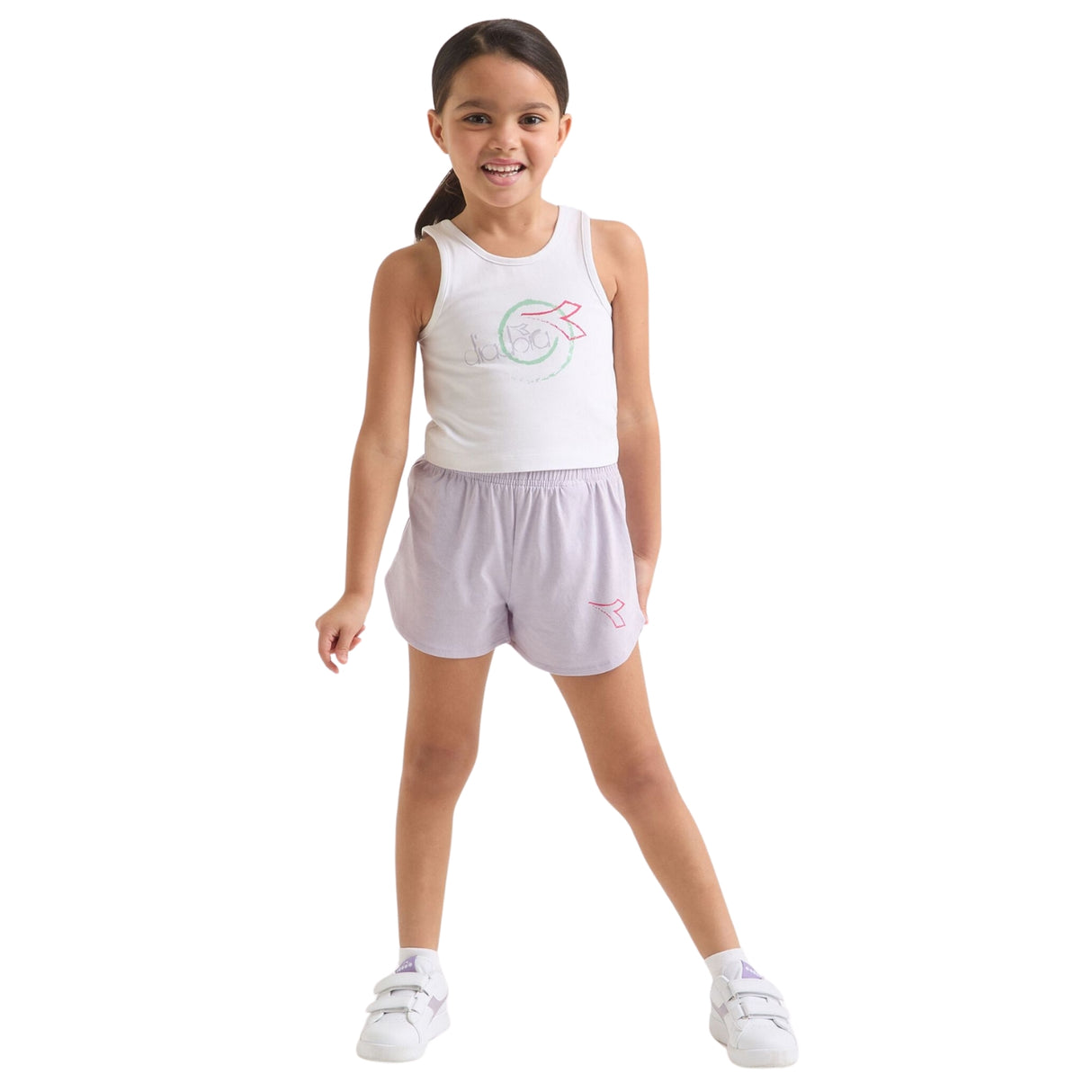 COMPLETO BAMBINE DIADORA 181717 ESSENTIAL SPORTS COTONE