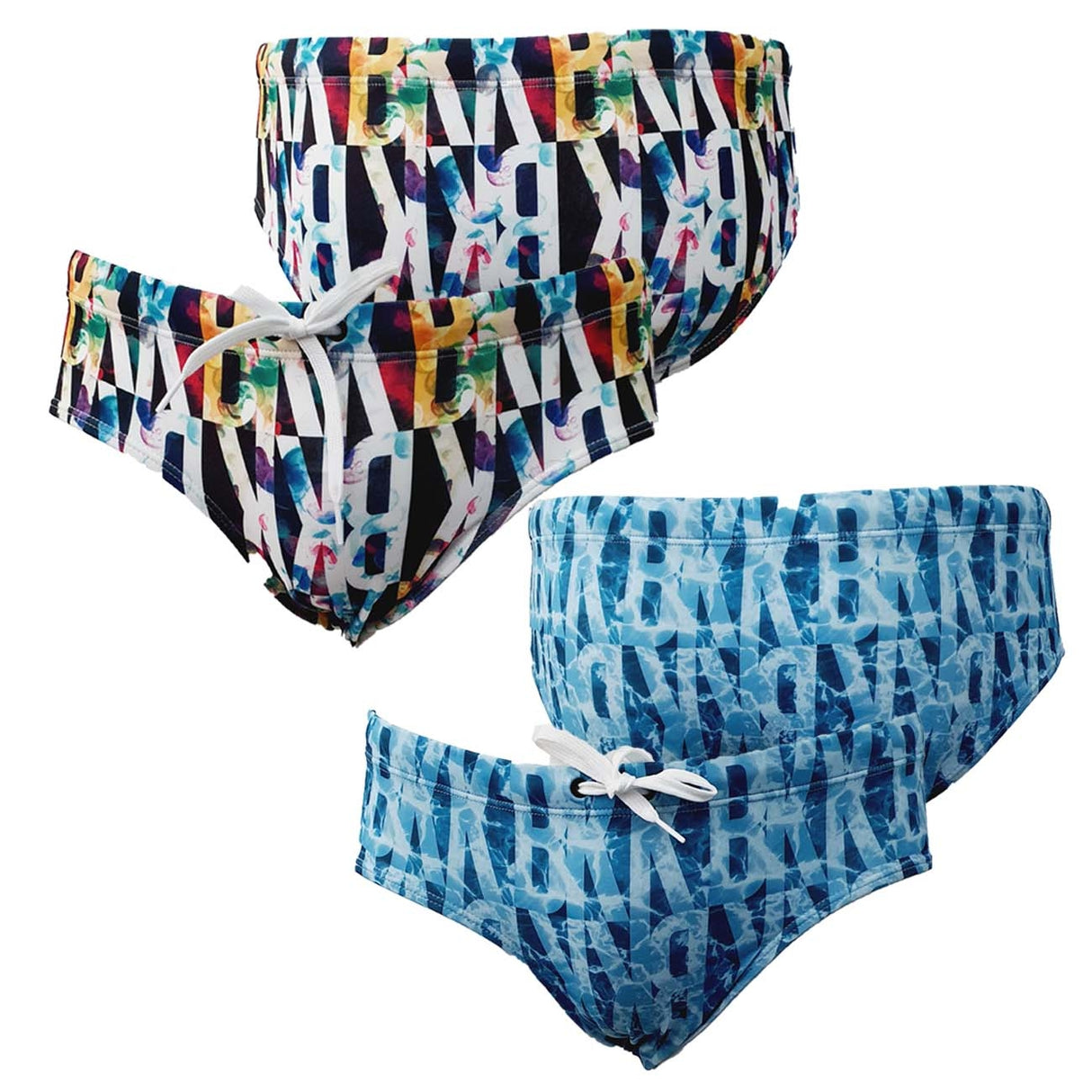 BIKKEMBERGS MEN'S SWIMSUIT VBKB05085 BEACH BRIEF