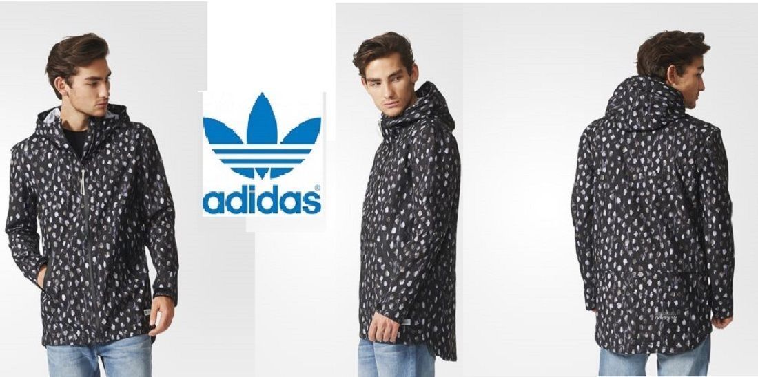 UOMO Adidas ORIGINALS GIACCA TECH THREE-LAYER Giubbotto CAPP Impermiabile AJ7308