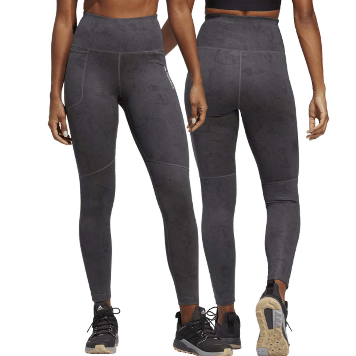 LEGGINGS DONNA ADIDAS HM4067 TERREX ALLOVER PRINT SPORT