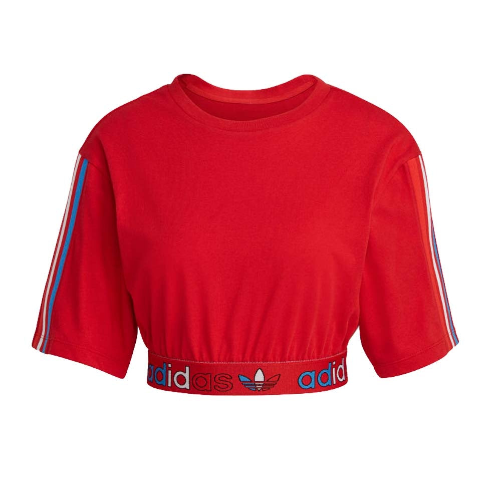 T-SHIRT ADIDAS FEMME GN2935 GN6979 PRIMEBLUE TRICOLORE COURT