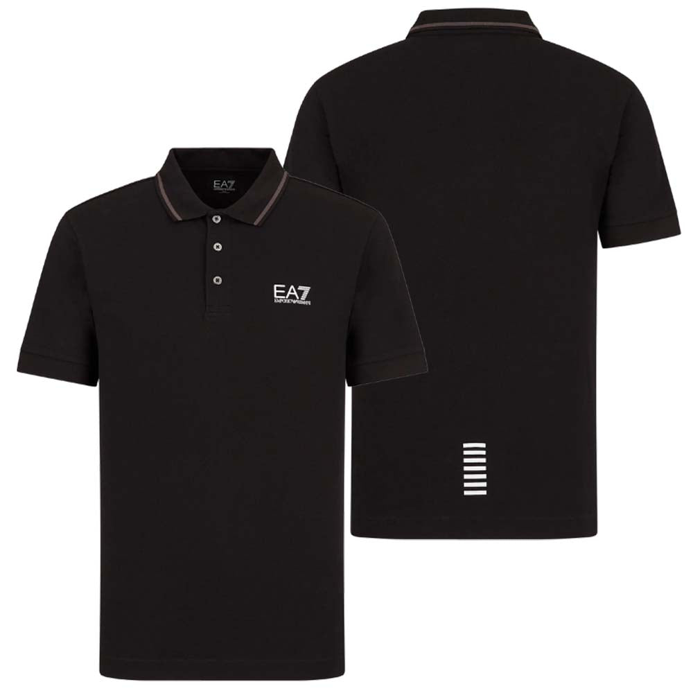 POLO ARMANI EA7 8NPF06 PJ04Z AVEC LOGO EN PIQUÉ