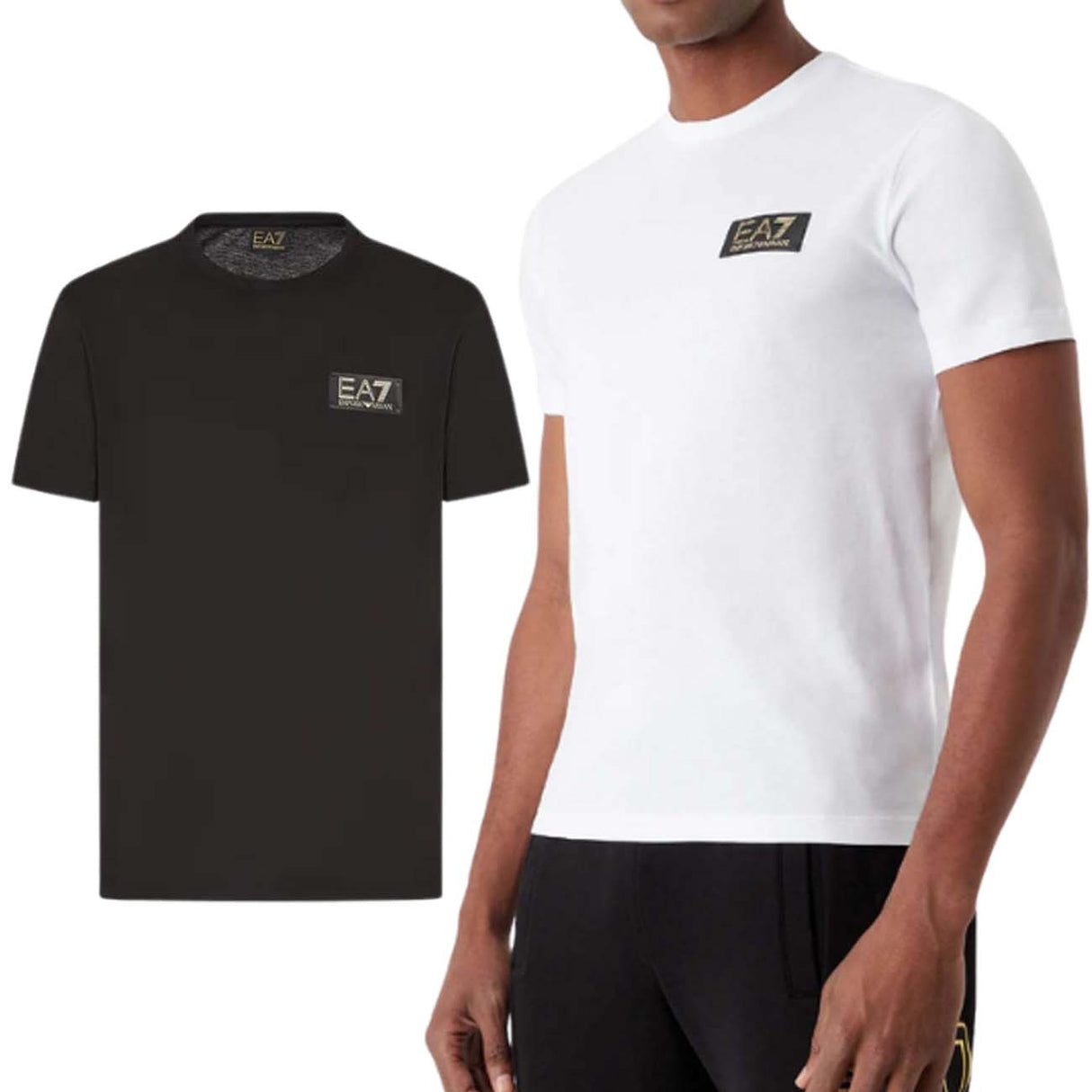 T-SHIRT ARMANI EA7 3RPT19 PJM9Z ÉTIQUETTE OR