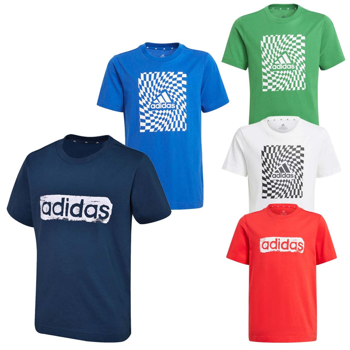 T-SHIRT ADIDAS BAMBINI GN1470/71/73/74/75 COTONE BIG LOGO
