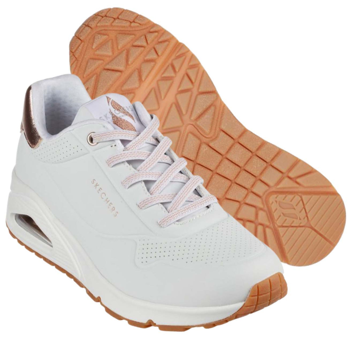 CHAUSSURES FEMMES SKECHERS 177094 WHT GOLDEN AIR