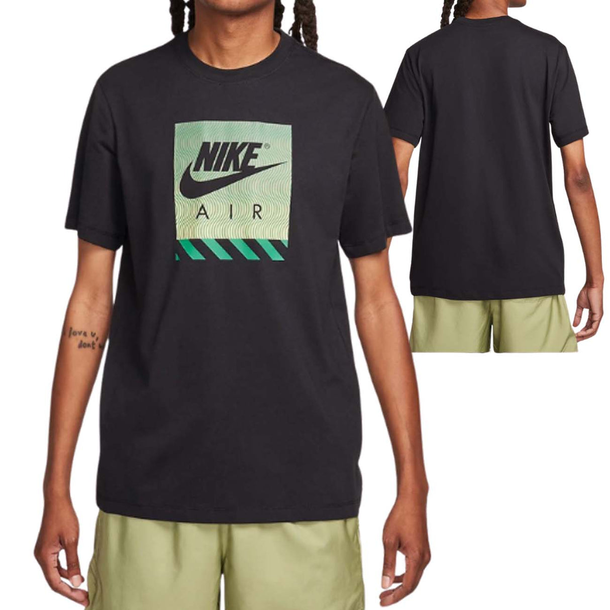 T-SHIRT DE SPORT EN COTON NOIR NIKE FQ3794-010