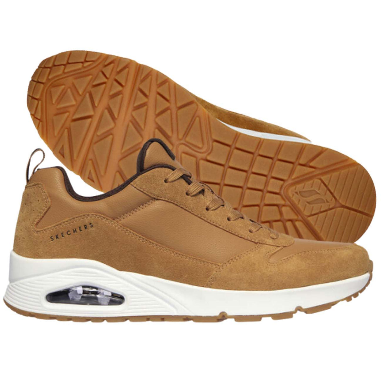 SCARPA SKECHERS 52468 WSK UNO STACRE BEIGE