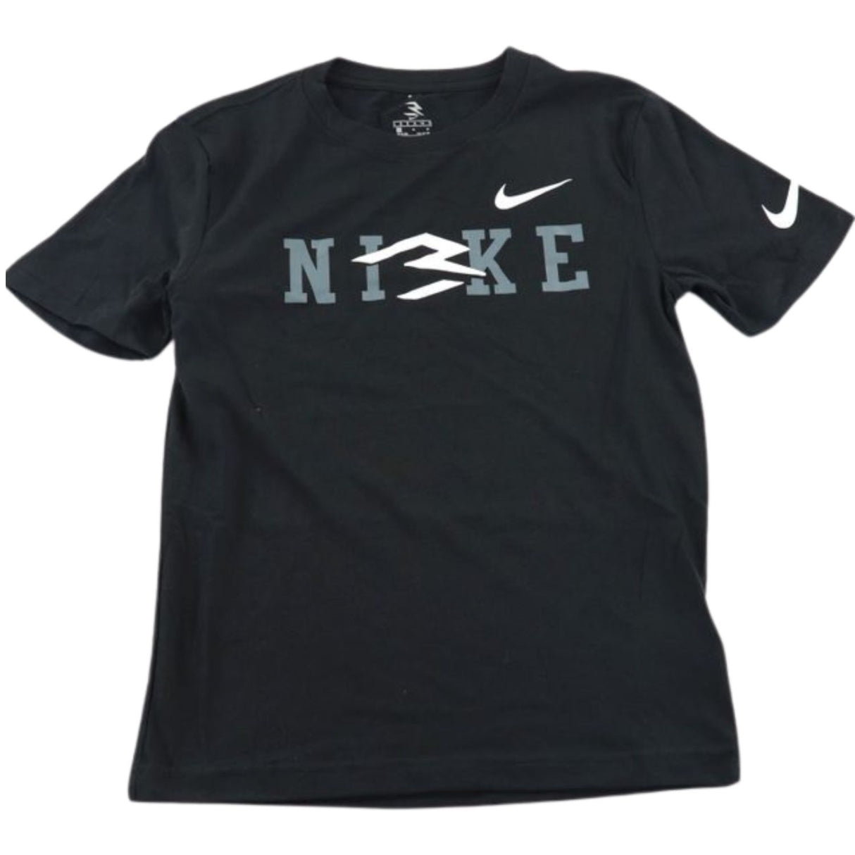 T-SHIRT RAGAZZI NIKE 9Q1092-023 COTONE NERO