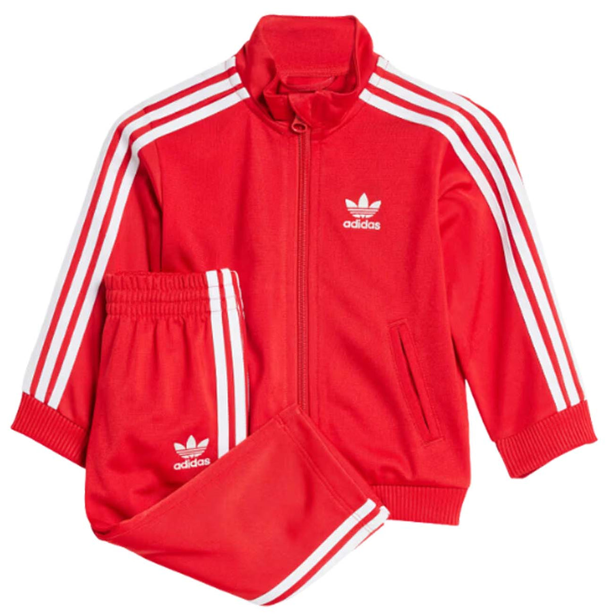 TUTA BAMBINI ADIDAS IX5204 ADICOLR FIREBIRD ACETATO ROSSO