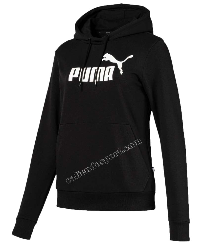 SWEAT-SHIRT PUMA FEMME 851795 02 01 NOIR BLANC COTON