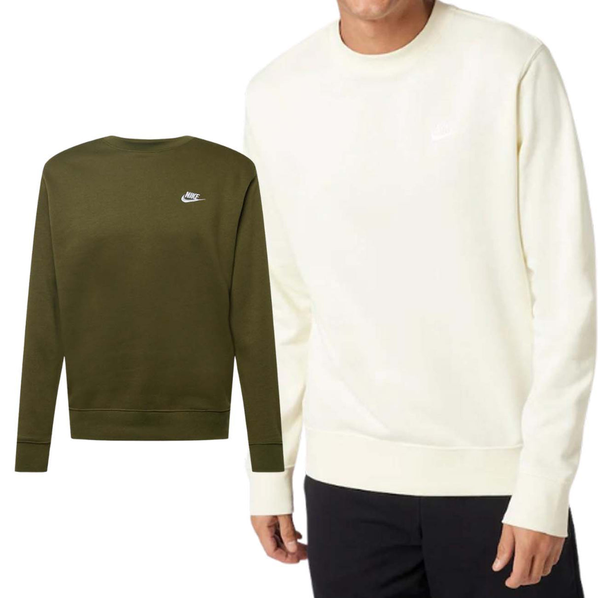 SWEAT-SHIRT NIKE BV2666 326 113 COTON COTON BROSSÉ