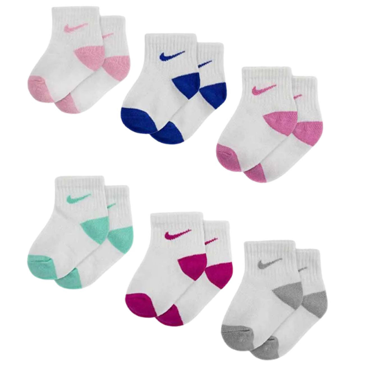 CALZINI BAMBINI NIKE NN0299 A8F MULTICOLOR 6 PAIA