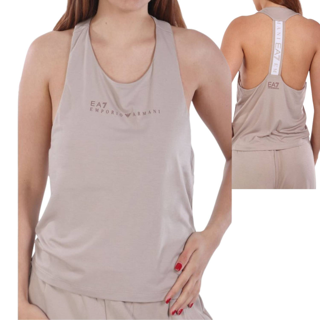 CANOTTA DONNA ARMANI EA7 E25 7W000273 U6155 BEIGE