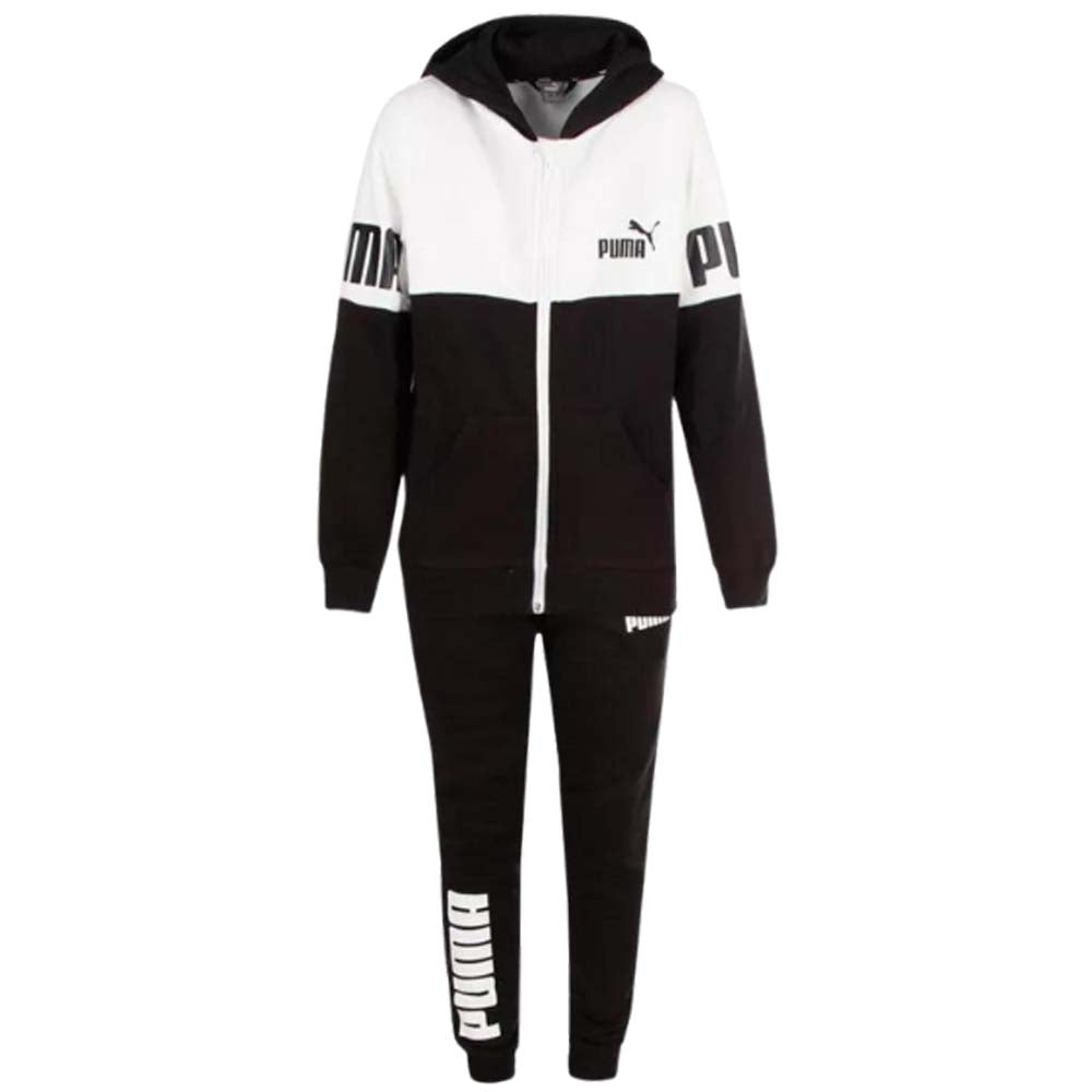 TUTA RAGAZZI PUMA 673050 POWER SUITE COTONE FELPATO