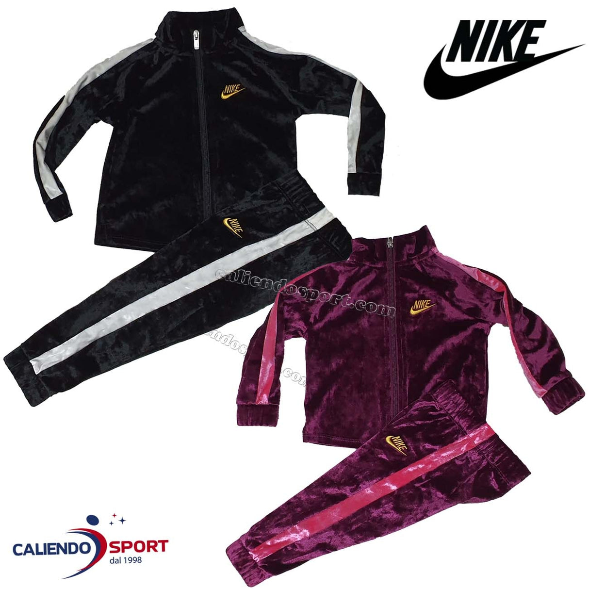 NIKE KIDS TRACKSUIT 16H117 36H117 CRUSHED VELOUR CHENILLE