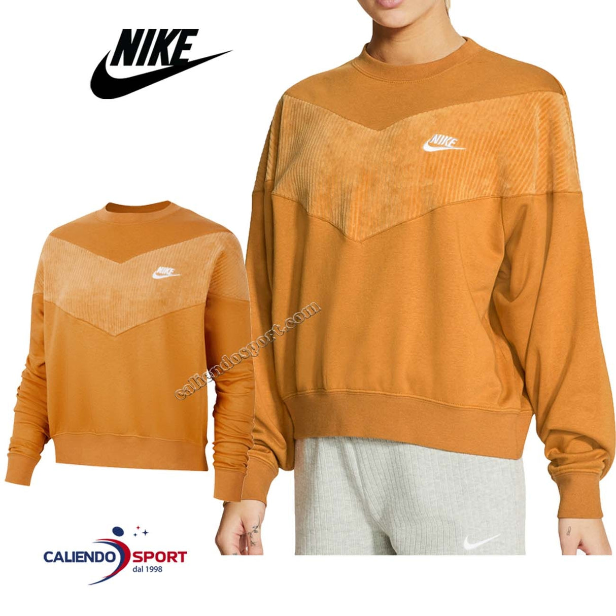 SWEAT-SHIRT EN COTON POLAIRE POUR FEMMES NIKE CZ1876 712