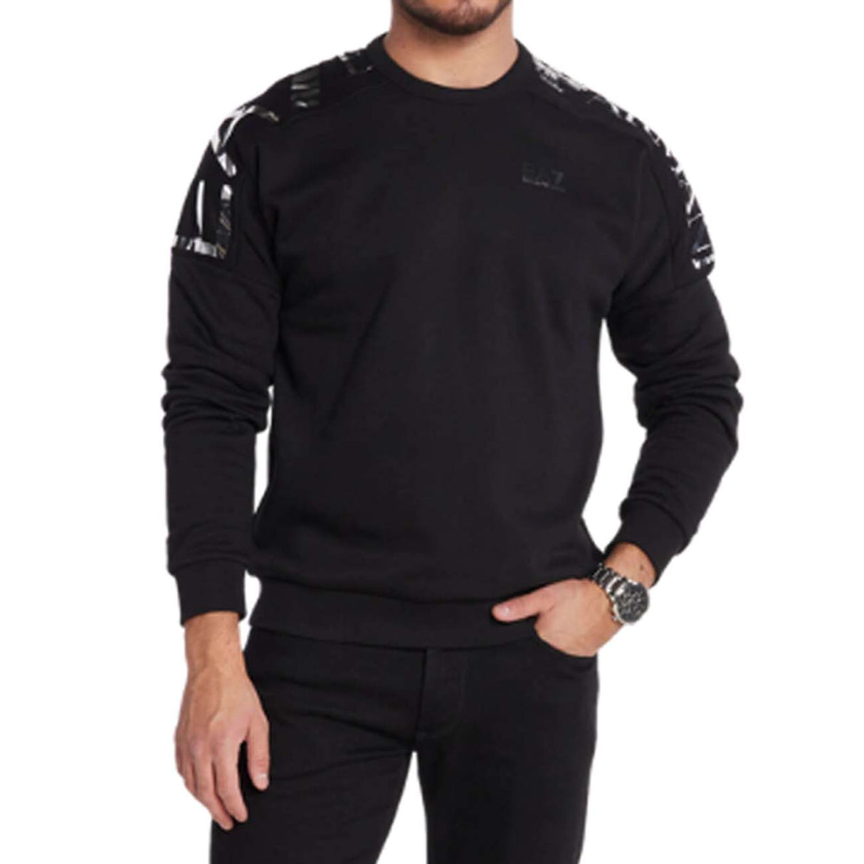 SWEAT-SHIRT EN COTON POLAIRE ARMANI EA7 I23 6RPM23 PJHLZ 1200