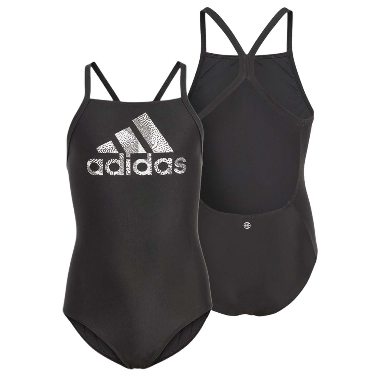 COSTUME BAMBINE ADIDAS HS2213 MARE PISCINA NERO