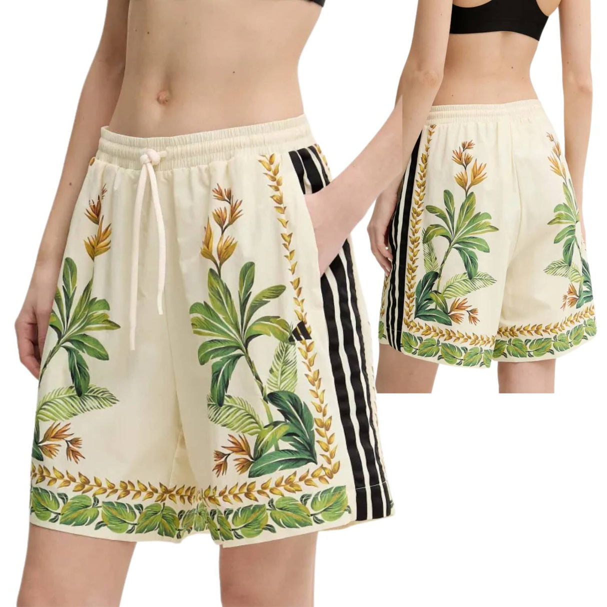 PANTALONCINO DONNA ADIDAS JD6288 X FARM PREMIUM