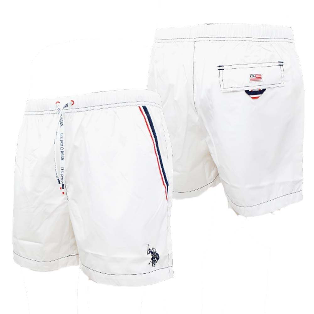 MAILLOT DE BAIN HOMME 53063 CHFD US POLO ASSN BLANC