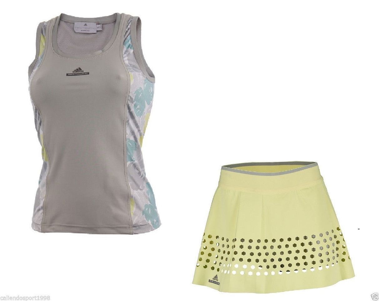 Ensemble débardeur et t-shirt de tennis pour femme Adidas Stella McCartney CHEMISE DÉCONTRACTÉE