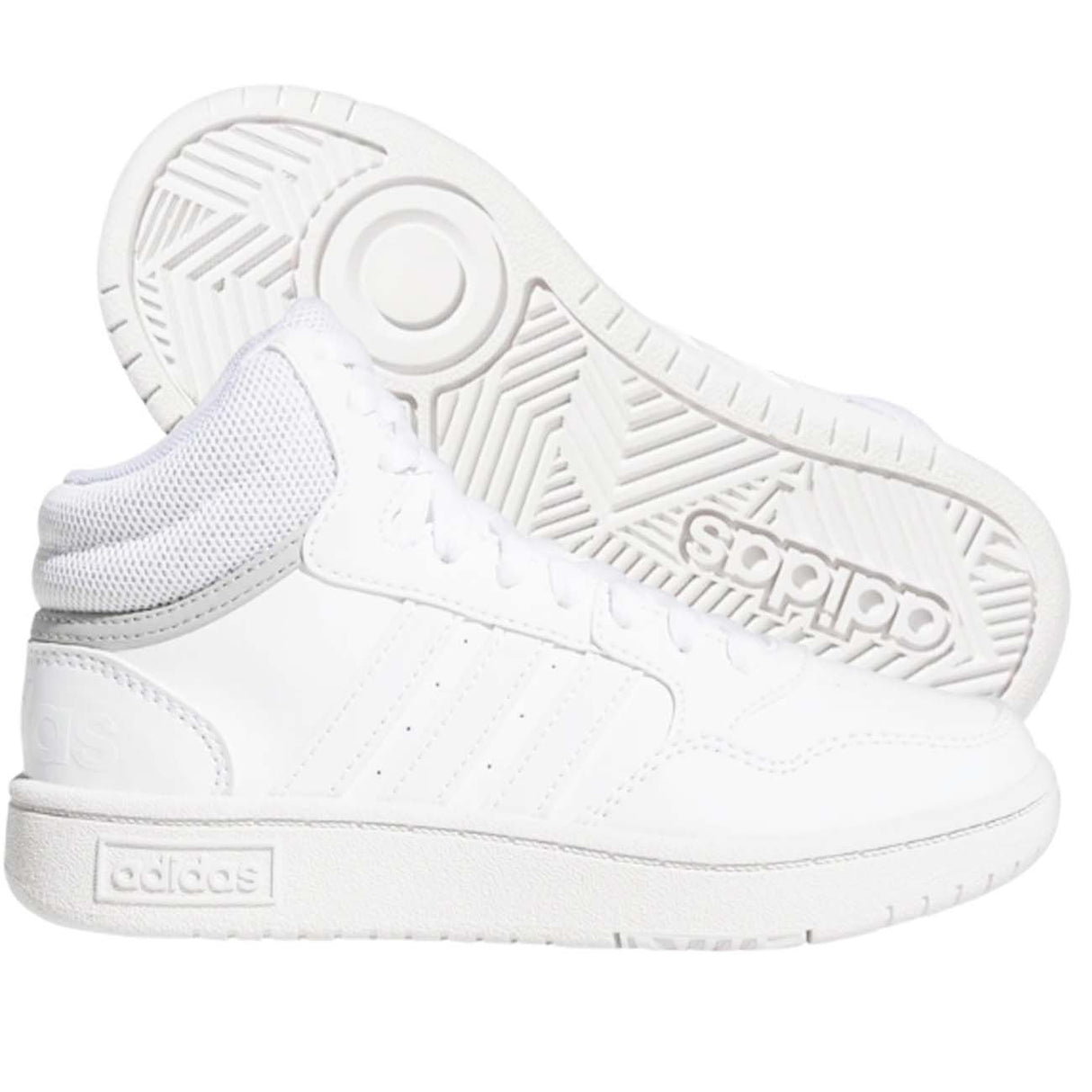 SCARPA RAGZZI ADIDAS GW0401 HOOPS MID BIANCO