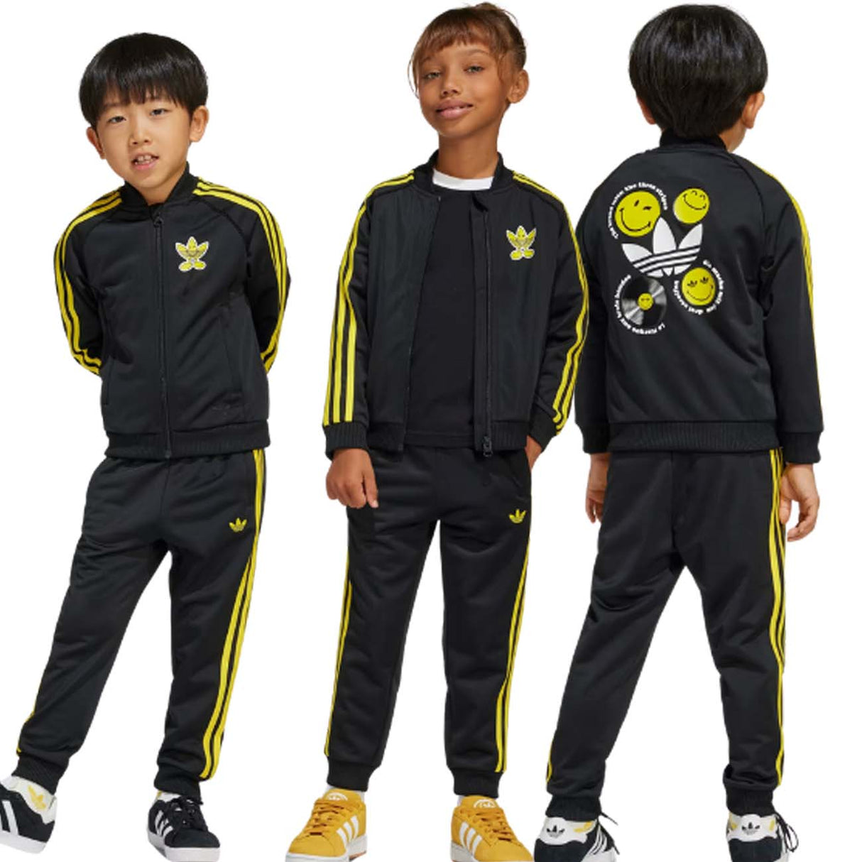 TUTA RAGAZZI ADIDAS JD0450 SMILEY WORLD SST ACETATO