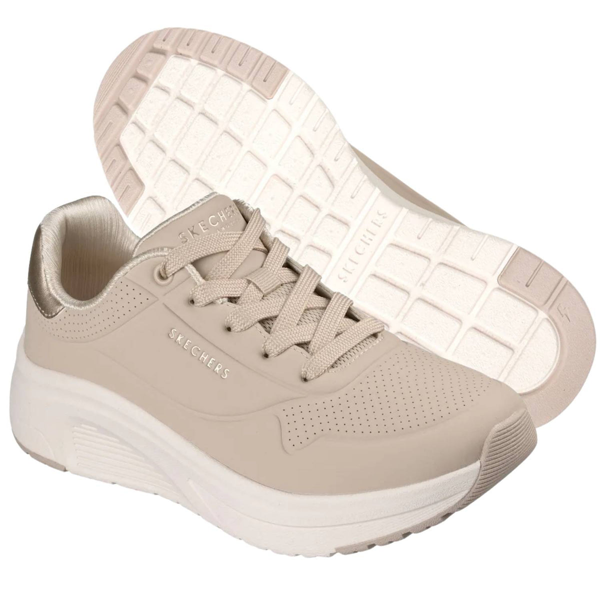 SCARPA DONNA SKECHERS 190265 NAT UNO LITE 2