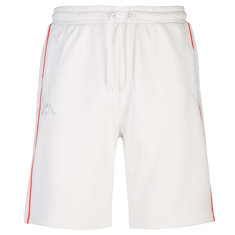SHORT EN COTON ASVED AVEC BANDE DE LOGO KAPPA 304PVA0