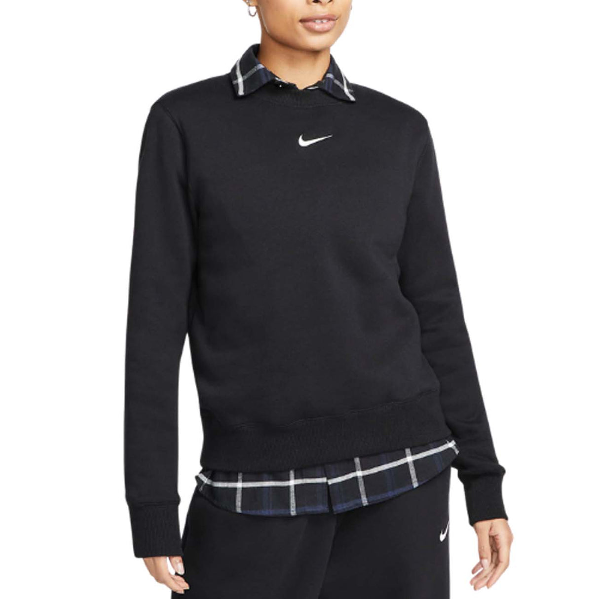 FELPA DONNA NIKE DQ5751 010 FELPATA NERO SPORTWEAR