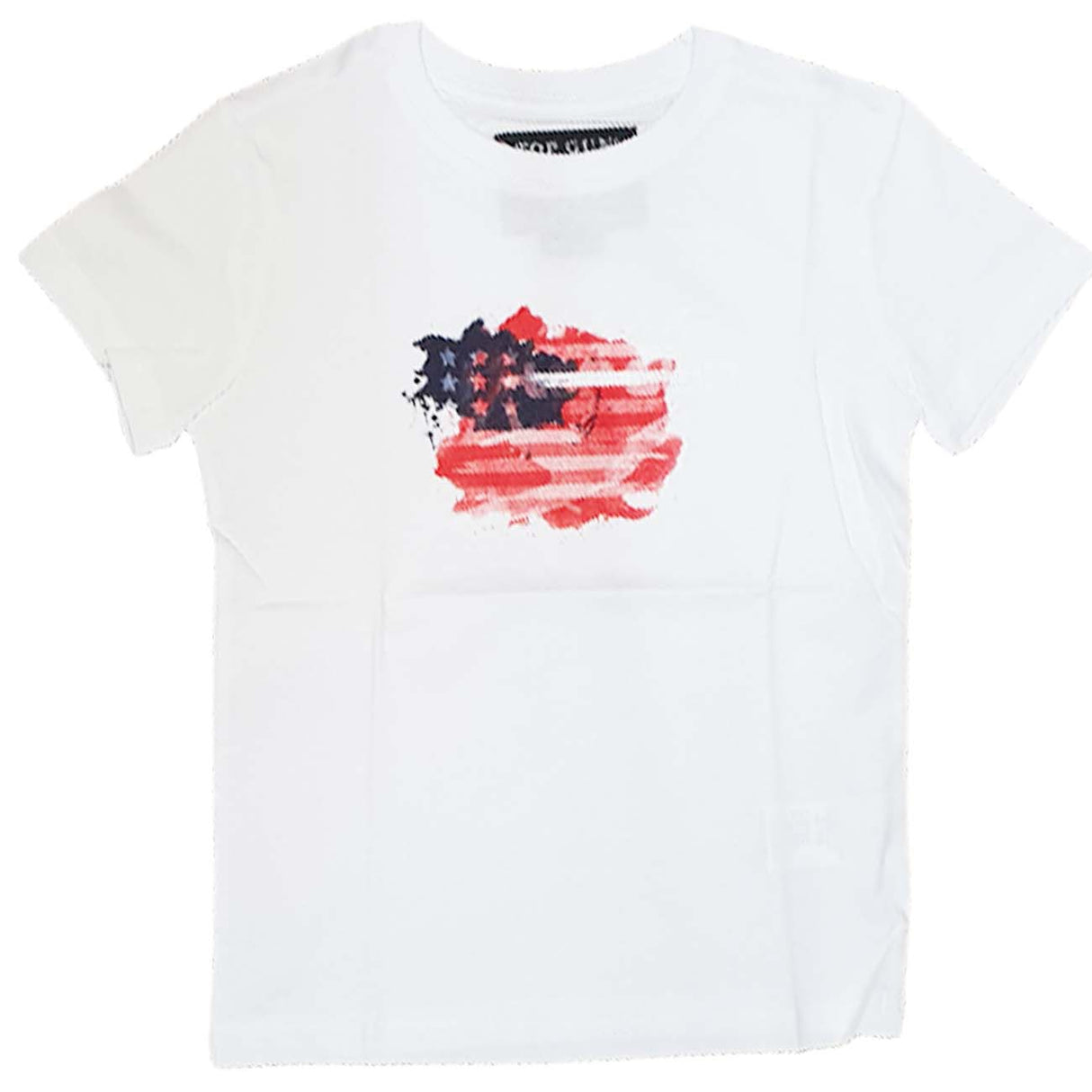 TOP GUN BOYS T-SHIRT 02G0011 WHITE COTTON