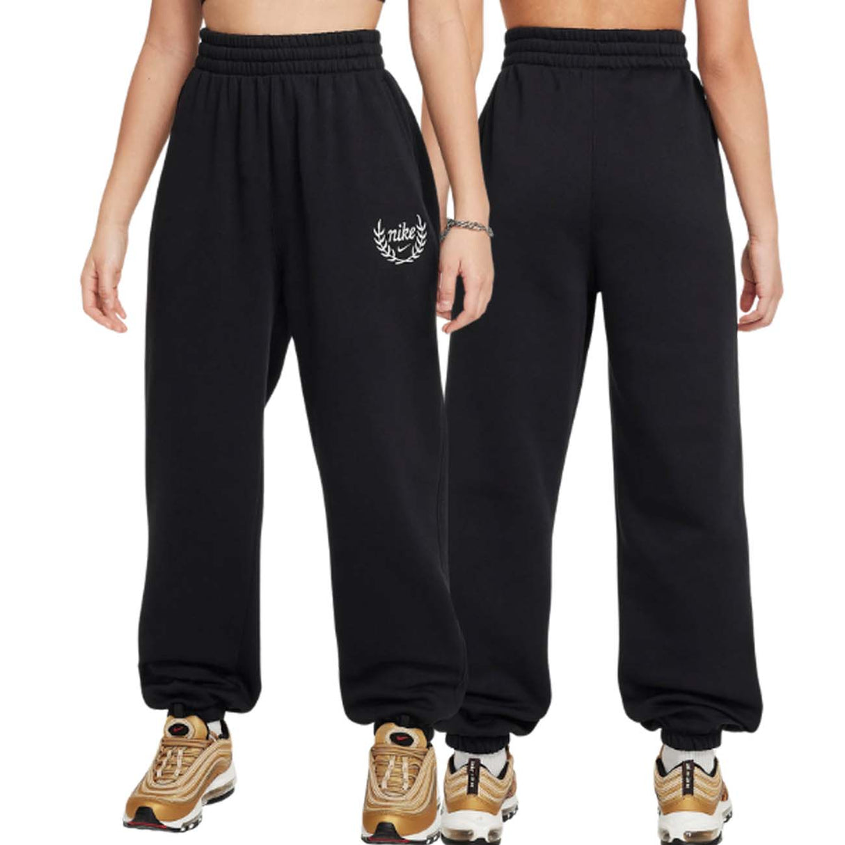 PANTALONE RAGAZZI NIKE FZ5571 010 SPORTWEAR COTONE FELPATO