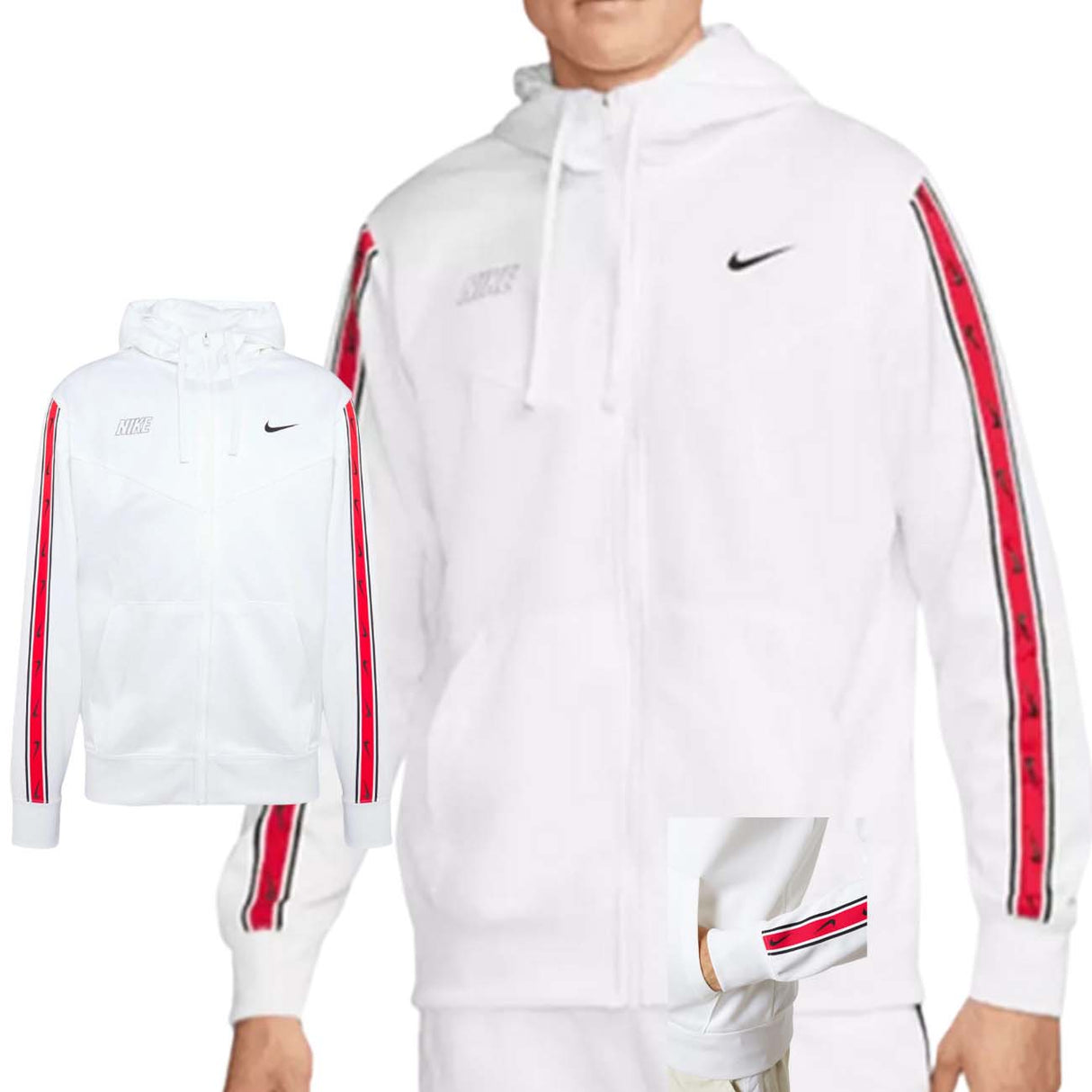 SWEAT-SHIRT NIKE DX2025 100 SPORTWAER REPEA BLANC