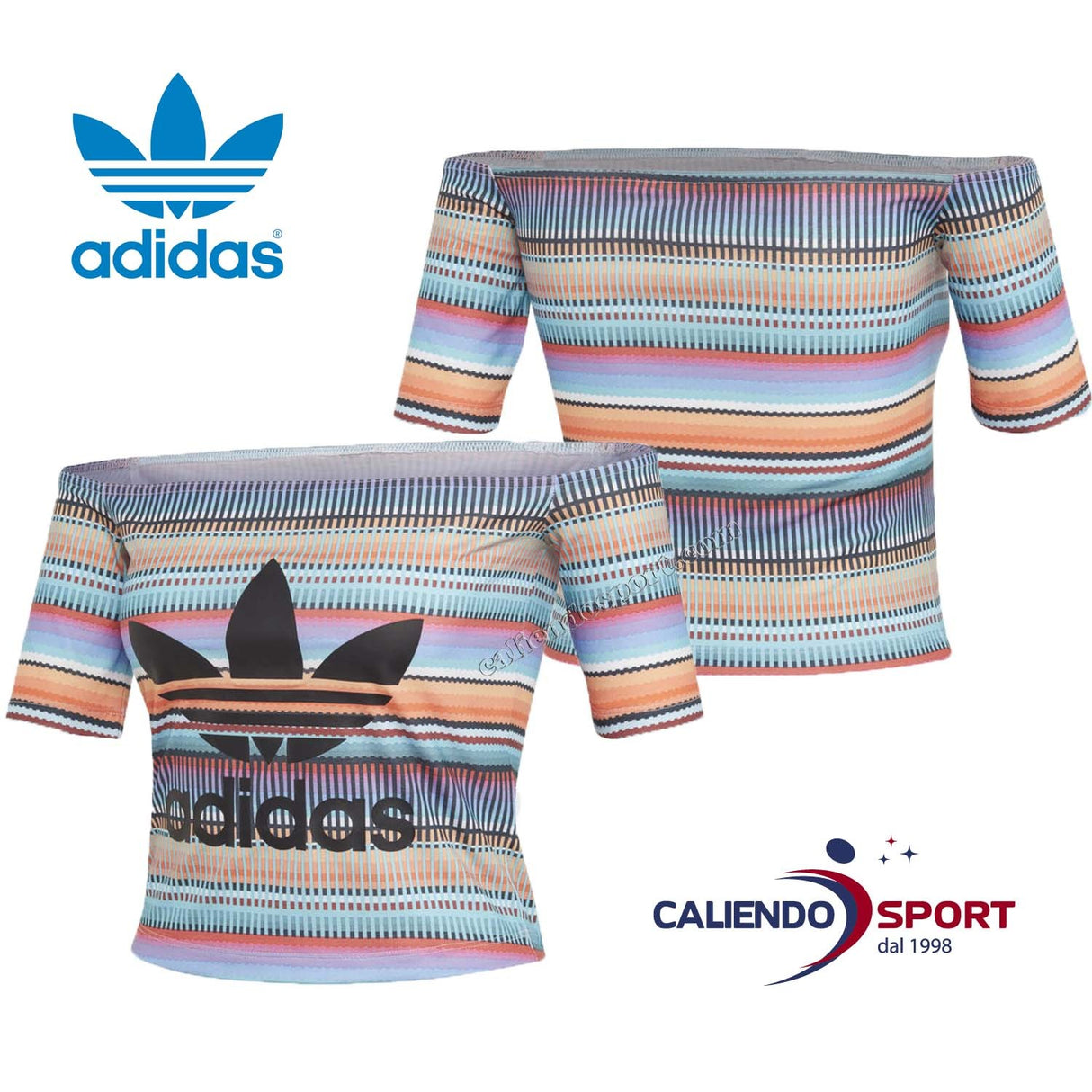 HAUT FEMME ADIDAS ORIGINALS CW1392 ÉPAULES DÉNUDÉES FANTASY