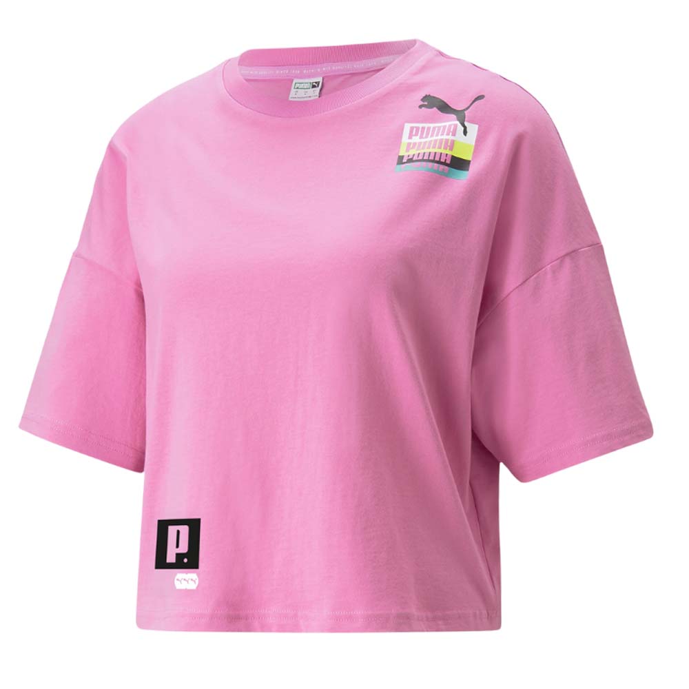 T-SHIRT DONNA PUMA 534350 OVERSIZE LOVE COTONE