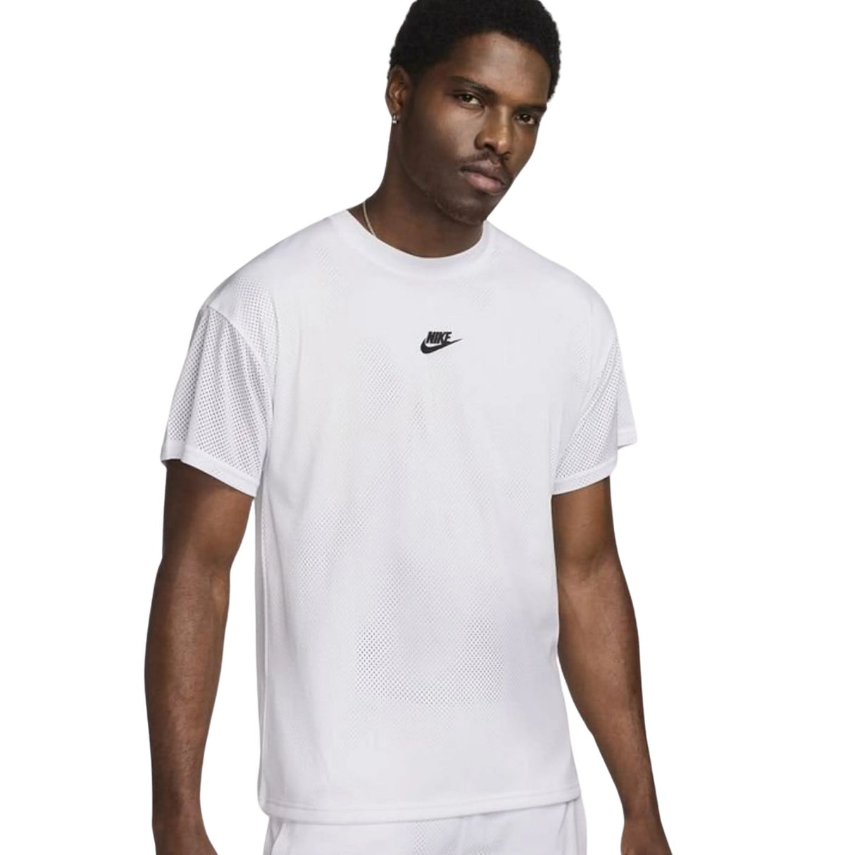 T-SHIRT NIKE HQ1983 100 DRI FIT MAX90 BIANCO OVER SIZE