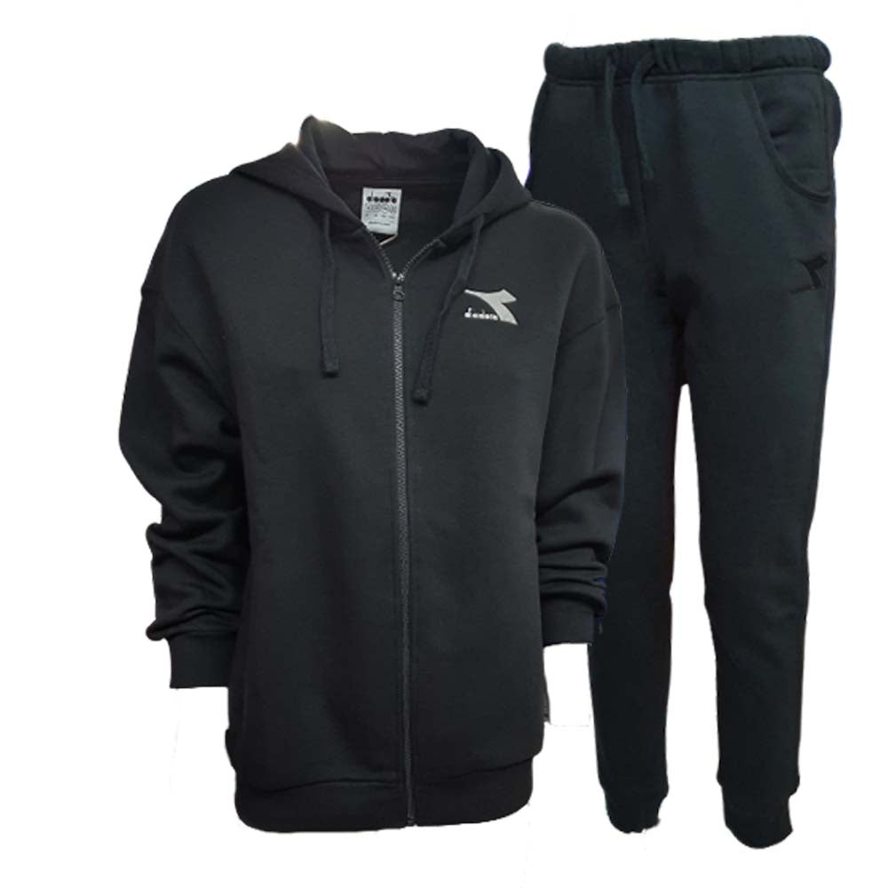TUTA DONNA DIADORA 179850 TRACKSUIT COTONE FELPATO