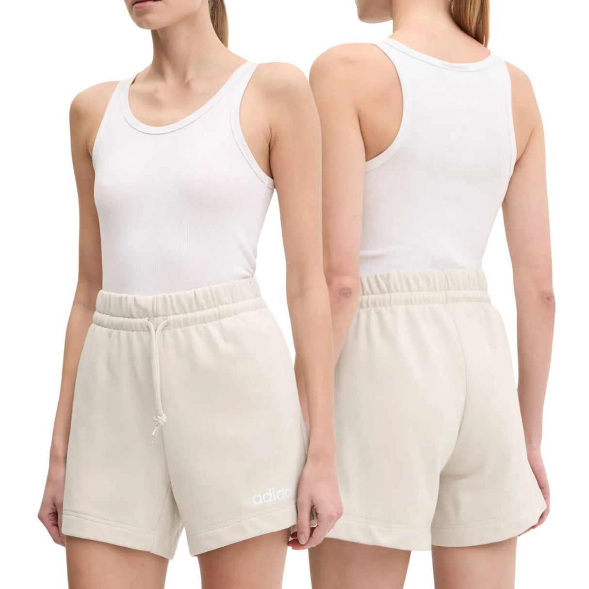 PANTALONCINO DONNA ADIDAS JD3170 COTONE GARZATO