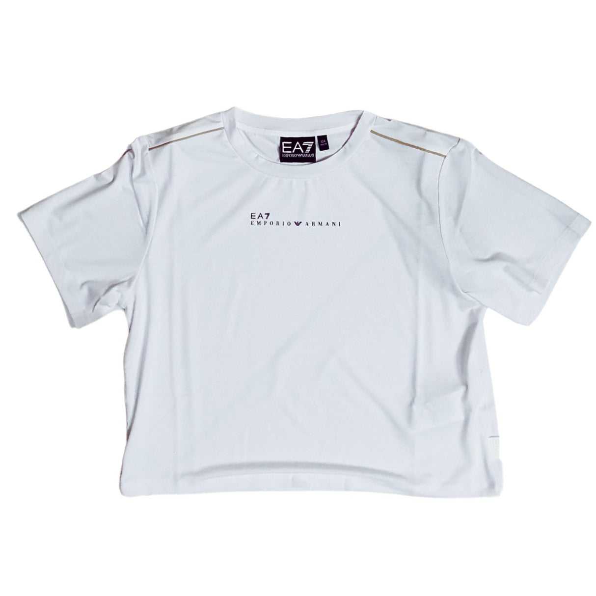 T-SHIRT RAGAZZE ARMANI EA7 E25 7G000036 U0002 BIANCO