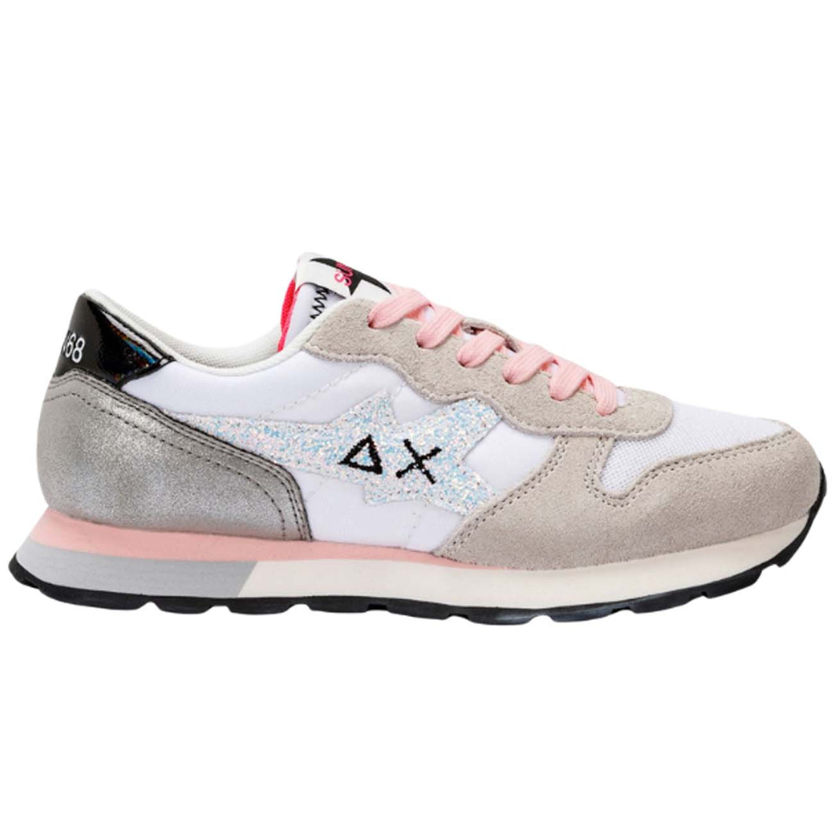 SCARPA BAMBINE SUN 68 Z34411T 01 BIANCO STARGIRL GLITTER