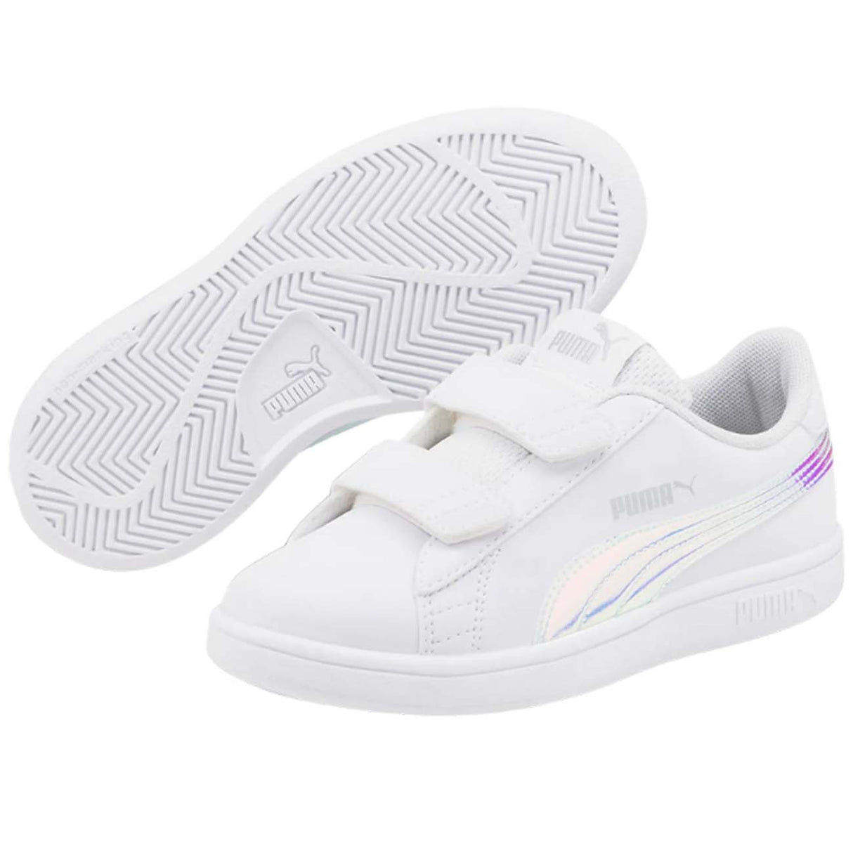 PUMA 385575 01 SMASH V2 HOLO PS GIRL'S SHOES