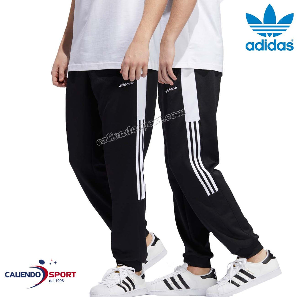 PANTALON INTERLOCK ADIDAS GD2059 ORIGINALS NOIR