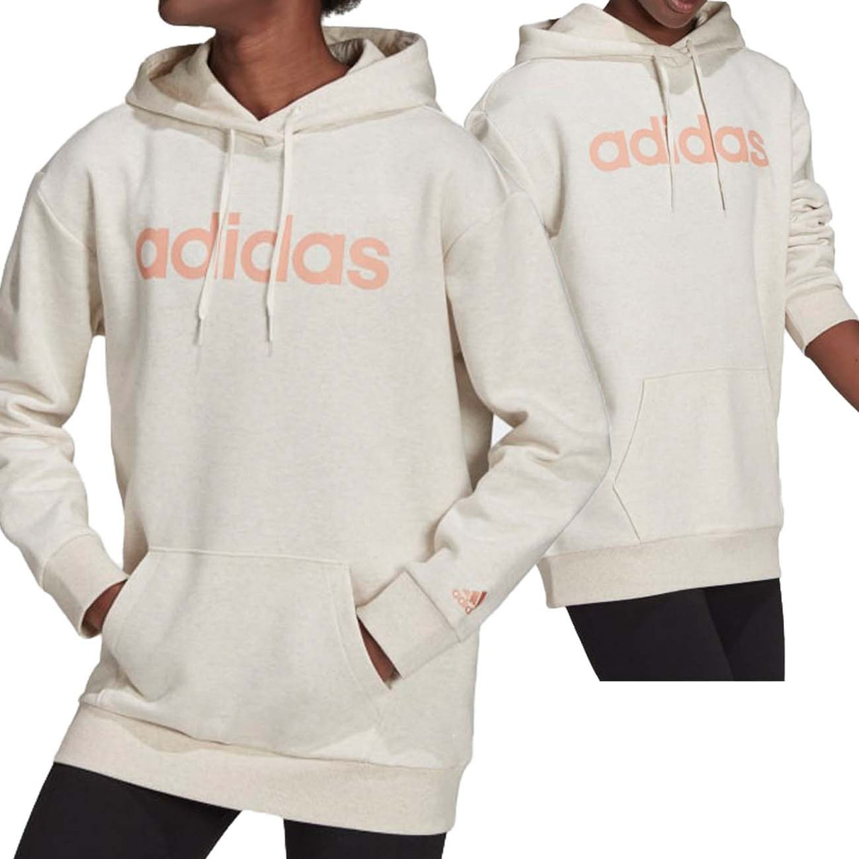 FELPA DONNA ADIDAS H10184 ESSENTIALS OVERSIZE FLEECE HOODIE
