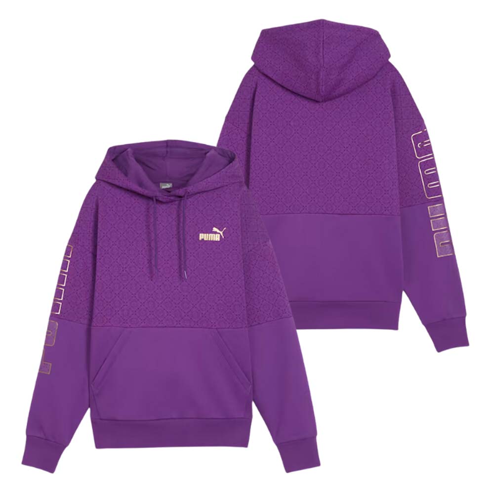 FELPA DONNA PUMA 677197 POWER LOGO LOVE COTONE FELPATO