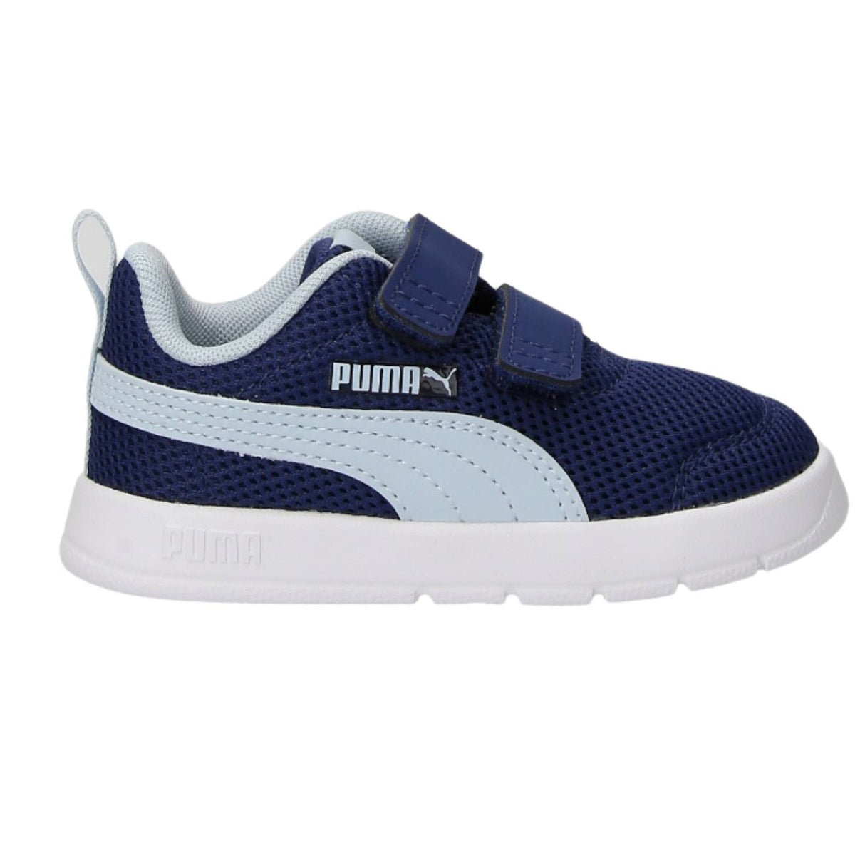 SCARPA BAMBINI PUMA 398086 19 COURTFLEX STRAPPO