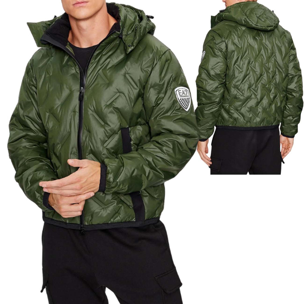 GIUBBOTTO ARMANI EA7 I23 6RPB64 PN8MZ 1845 VERDE